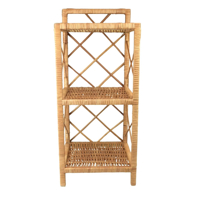 Proutěná 2patrová komoda z přírodního proutí