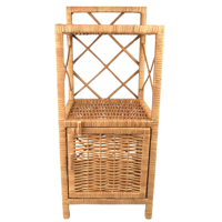 Proutěná komoda se dvířky – přírodní, ruční výroba