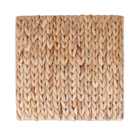 Čtvercová podložka z vodního hyacintu 35 × 35 cm – přírodní prostírání na stůl