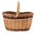 Proutěný koš na nákup a houby – pevný a lehký z vrbového proutí | Proutídekorace.cz
