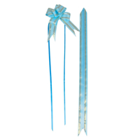 Stahovací stuha 3/50 cm modrá